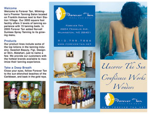 Forever Tan Brochure Design