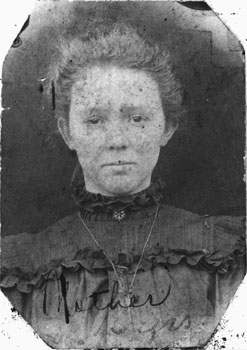 very damaged photograph